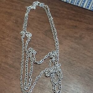 Elegant Silver Chain Necklace